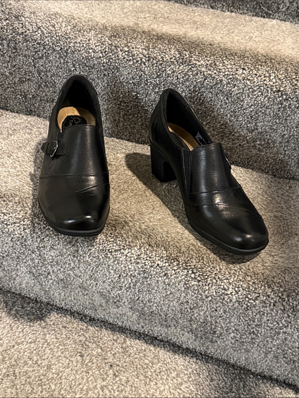 Earth Origins Black McLean Women’s Size 9.5 Leather Shoes